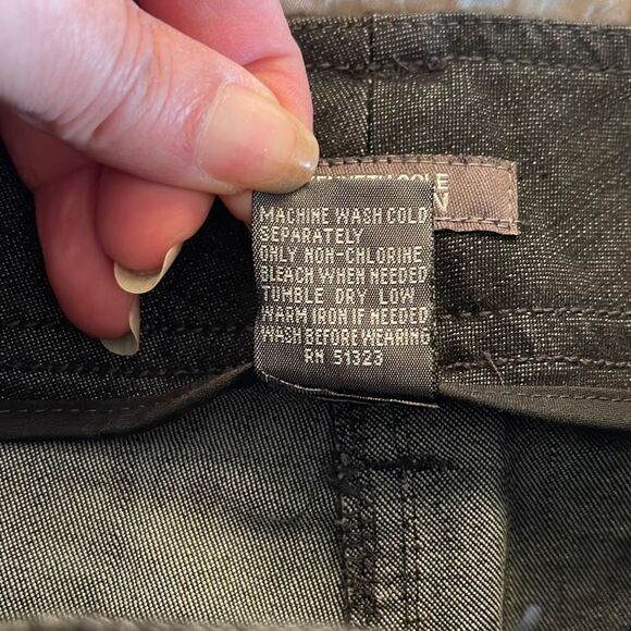 Kenneth Cole Reaction Womens Straight Leg Jeans Denim Pocket Blue/BlackSize‎ 10 - Picture 8 of 10